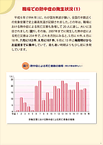 職場での熱中症の発生状況（1）